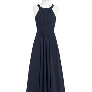 Azazie Winona Bridesmaid Dress (navy)